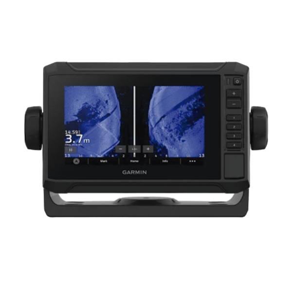 ECHOMAP UHD2 62sv con mapa base precargado, sonda SIDEVÜ, CLEARVÜ Y CHIRP tradicional, puerto de conexión a NMEA 2000. Incluye transductor GT54UHD-TM,