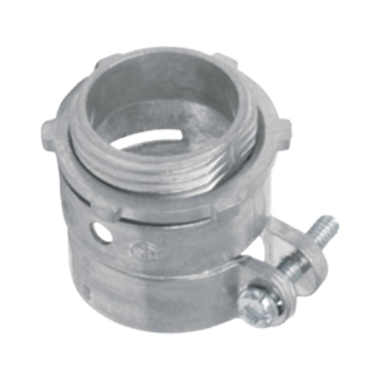 Conector recto para tubo flexible de 4" (102 mm).