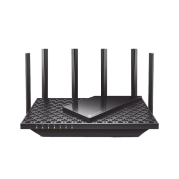 Router Triple Banda WiFi 6E / AX5400 MU-MIMO / 1 Puerto WAN 1 10/100/1000 Mbps / 4 Puertos LAN 10/100/1000 Mbps / 1 puerto USB 3.0 / 6 antenas de alta ganancia / OneMesh ™