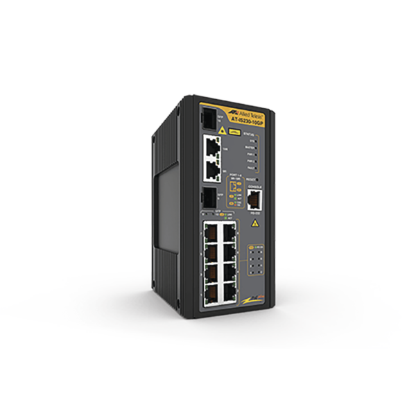 Switch Industrial PoE+ administrable de 8 Puertos 10/100/1000 Mbps + 2 puertos SFP Combo, 120 W
