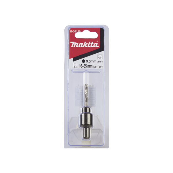Adaptador Tipo Árbol Adaptador y Broca Piloto de 9.5 mm (3/8").