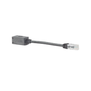 Adaptador Para Desconexión Accidental Segura, Jack a Plug Categoría 6A, UTP, CM, 20.3 cm de Longitud, Color Negro