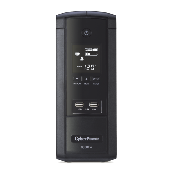 UPS de 1000 VA/600 W, Topología Línea Interactiva, Entrada 120 Vca NEMA 5-15P, Tipo Torre, Con 10 Tomas NEMA 5-15R, 5 años de garantía