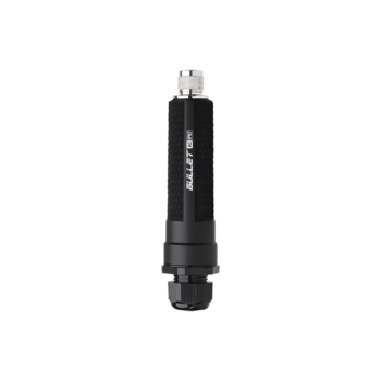 Radio Doble Banda Bullet airMAX AC IP67 hasta 160 Mbps en 2.4 GHz (2412-2472 MHz) o 300 Mbps en 5 GHz (5150-5875 MHz)