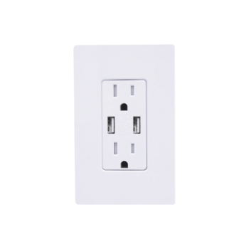 TOMACORRIENTE 15 AMP CONECTOR USB
