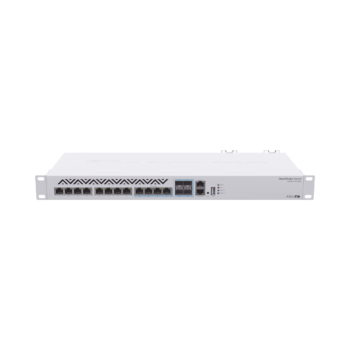 (CRS312-4C+8XG-RM) Cloud Router Switch 8 Puertos 10G RJ45, 4 compartidos RJ45/SFP+