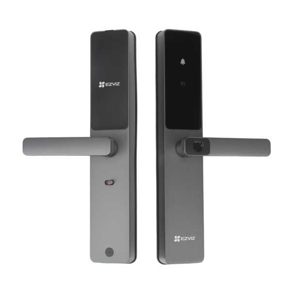 Cerradura Inteligente / Cerrojo Tipo Americano / Wi-Fi / Bluetooth  /  Códigos Temporales Para Visitantes / Lectura de Huella / Lectura de Tag / Contraseña /  Botón para Timbrar / Apertura remota /  No Requiere Hub