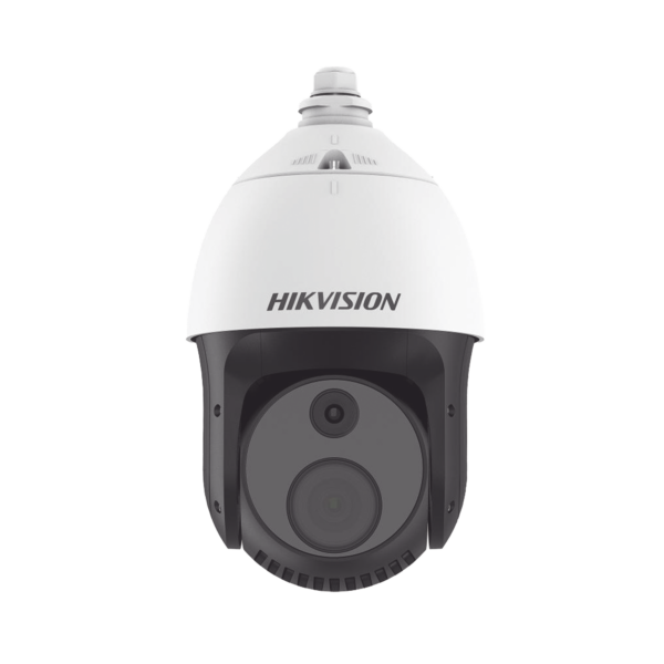 PTZ IP Dual / Lente Térmico 7 mm (384 X 288) / Lente óptico 32X (4 Megapixel) / 100 mts IR / WDR 120 dB / Exterior IP66 / MicroSD