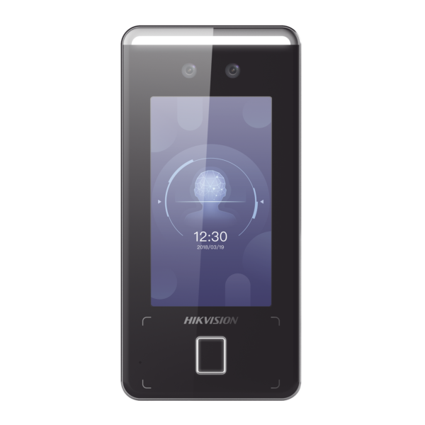 Terminal Facial Min Moe ULTRA RÁPIDO (IP65) / Hasta 1.5 mts en lectura / Soporta P2P Hik-Connect / 3,000 Usuarios /QR y Videoportero (ambientes de bajo ruido)
