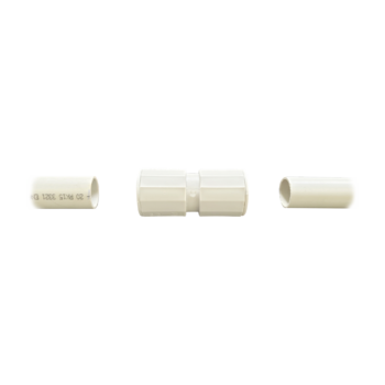 Manguito / Cople Morbidx IP67 libre de halógenos para unir tubería rígida de 16 mm (5/8") permite una instalación hermética no necesita pegamento