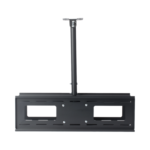 Montaje de Techo Universal Doble para Monitores de 32 a 65" / Soporta hasta 60 kg x pantalla  / Vesa 600 x 400/  Acero / Montaje Telescopico de 50 cm hasta 90 cm