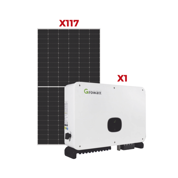 Kit de promocion 1 week 117 Modulos + Inversor 60 kW