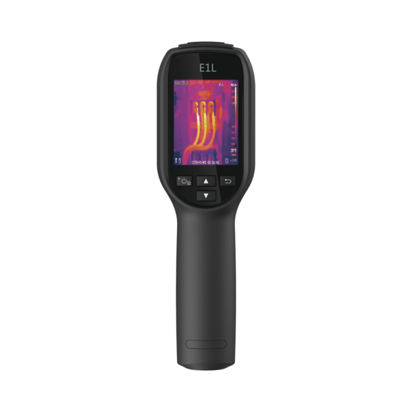 E1L - Cámara Termográfica Portátil / Resolución 160 x 120 / Lente 3.1 mm / Pantalla LCD 2.4" / IP54  / Ranura Micro SD hasta 128 GB (8 GB por Default Integrada)