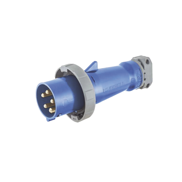 Clavija industrial de 30 A / 120/208 V CA /  4 Polos 5 Hilos / IP67.