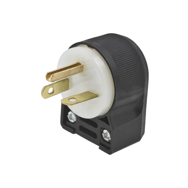 Clavija Entrada Recta/ 20 A 250 V CA/ 2 Polos 3 Hilos/ Nema 6-20 P/Grado Comercial - Industrial.