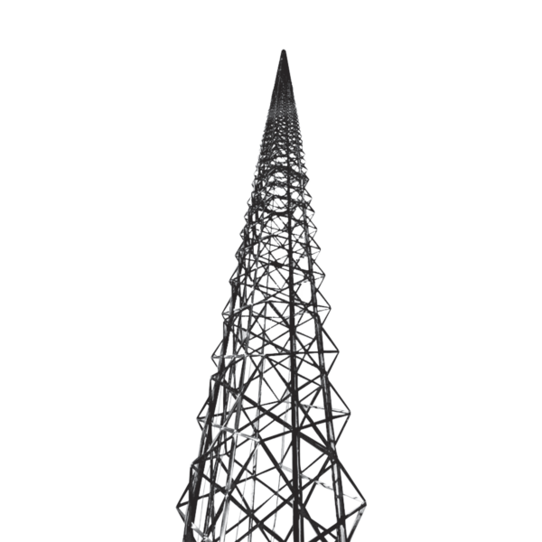 Torre de Fibra de Carbono 18.3 metros (60 pies) Autosoportada- ULTRA LIGERA.