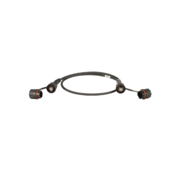 Patch Cord Cat6A IndustrialNet, Blindado S/FTP, Con Plug Industrial y Tapa en Cada Extremo, 1 Metro