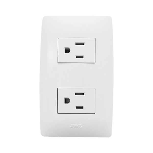 Contacto Dúplex de 127 V~60 HZ 15 A / Color Blanco.