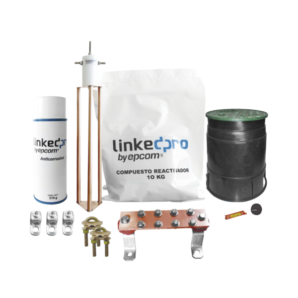 Kit de puesta a tierra LinkedPro, para protección de hasta 30 Amp.