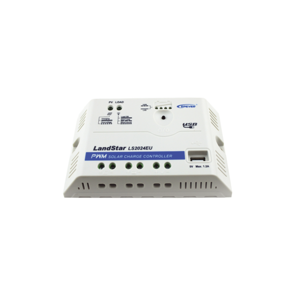 Controlador Solar PWM 12/24 V 20 A, Salida USB