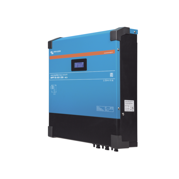 SmartSolar MPPT RS 450/100-MC4. Controlador Solar MPPT 100A, Voltaje: 48 Vcc. Para uso con Inv. Cargadores Victron