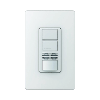 Interruptor con Sensor de Ocupación, Doble Tecnología Para Detección de Movimiento, Color Blanco