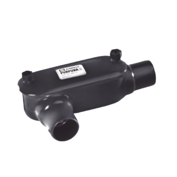 Caja Ovalada tipo LR con Recubrimiento Exterior de PVC de 2" (50.8 mm).
