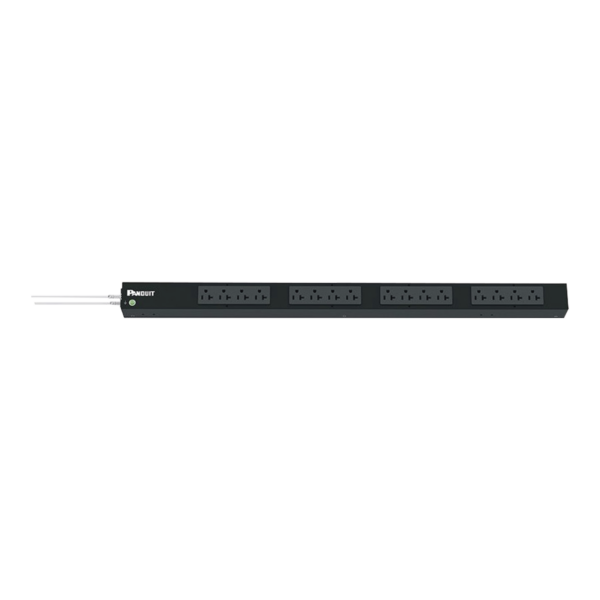 PDU Básico para Distribución de Energía, Enchufe de Entrada NEMA 5-20P, Con 16 Contactos NEMA 5-20R, de Instalación Vertical, 20 Amp, 120 Vca