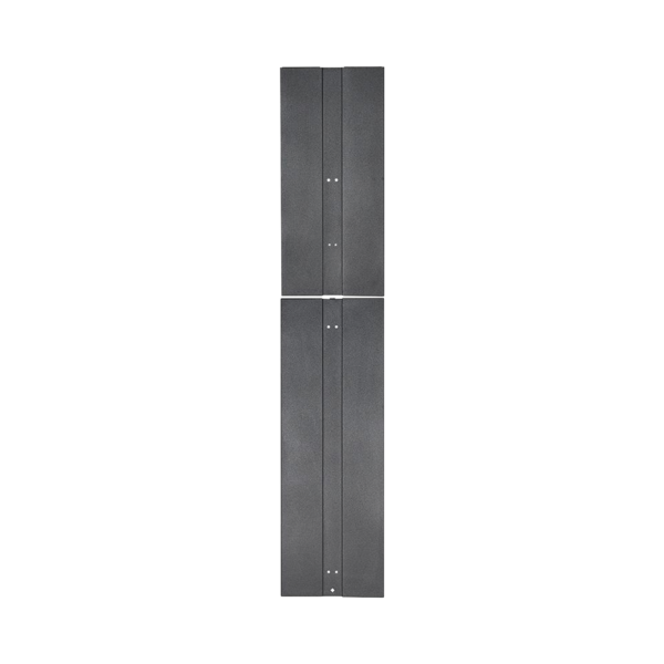 Tapa Final de Fila, Para Organizador Vertical PE2V PatchRunner™ 2, de 45 UR, Color Negro
