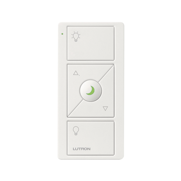 CONTROL REMOTO INALAMBRICO CON 3 BOTONES SUBIR/BAJAR, ENCENDER, APAGAR, NIGHTLIGHT color  blanco