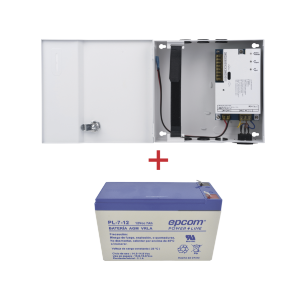 Kit / Fuente PL12DC5ABK + Batería incluída LK712