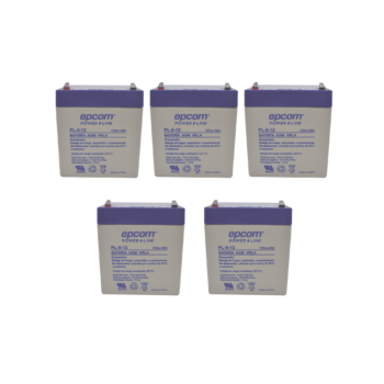 Paquete de 5 Baterías PL-5-12, Ahorre $ con este KIT