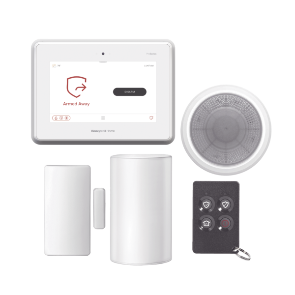 Kit de Panel de Alarma PROA7PLUS con Sirena, Sensor de Movimiento, Contacto Magnetico y Control Remoto