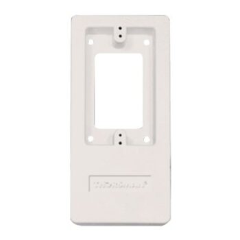Caja de contactos color blanco de PVC auto extinguible,  para canaletas PT48 (7100-01001)