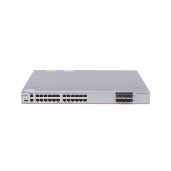 Switch Core Administrable Capa 3 con 24 puertos Gigabit + 8 SFP+ para fibra 10Gb, gestión gratuita desde la nube.