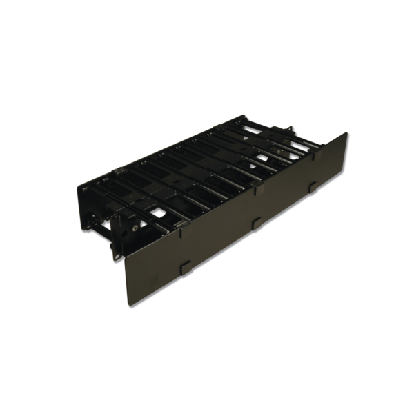 Organizador de Cable Horizontal RS3, Doble, Para Rack de 19in, 4in de profundidad, 2UR