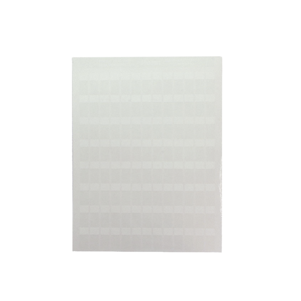 Hojas con 5000 Etiquetas Auto-laminadas para Impresora Láser/Inyección de Tinta, para Cables de 3 a 7.1 mm de Diámetro (12 - 10 AWG), Color Blanco