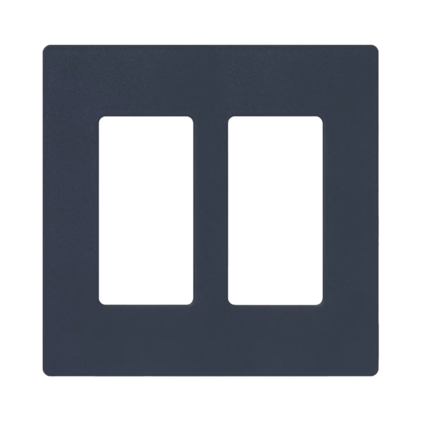 Placa de pared 1 espacio, para atenuador (dimmer), apagador ó control remoto inalámbrico LUTRON.