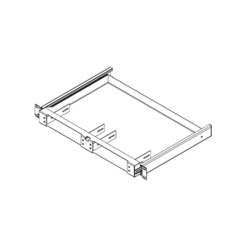Frente Deslizable para Rack de 19", 30 cm de Profundidad, 1U. para 2 radios ICOM ICF-6013/54