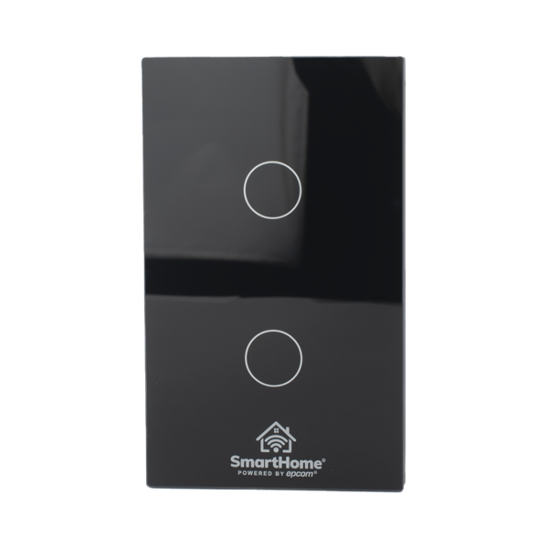 (ZigBee) Apagador switch inalámbrico ZigBee, control de 2 regresos de carga, 110V