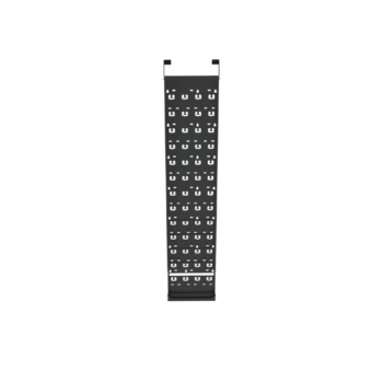 Soporte Vertical de Administración de Cables, Para Gabinetes Tipo S o Tipo N de 42 a 52 UR, Color Negro