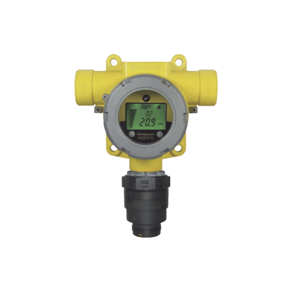 Detector De Gas Fijo Remoto, Con Sensor De Oxigeno (O2) 0-25%, Carcasa Aluminio, Clase I, Div 2, Salida Modbus y 4-20 mA, 3 Reles, Serie Sensepoint XCD RTD