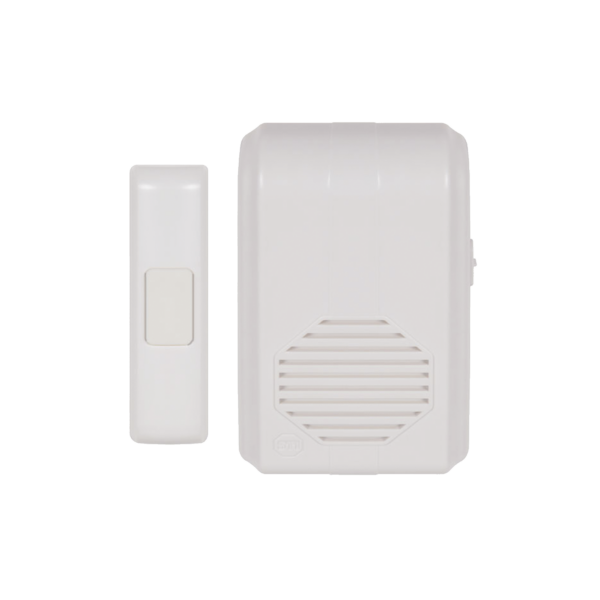 Timbre Inalámbrico Para Puerta Con 10 Tonos, Con Receptor Inalambrico Incluido 110Vca