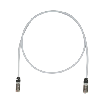 Patch Cord Cat6A, Blindado S/FTP, CM/LS0H, 17ft, Color Gris
