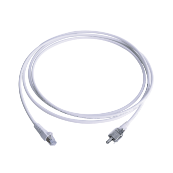 Patch Cord TERA Cat5e 10/100BASE-T, de 2 pares y conector modular, LS0H, Color Negro, 1 metro