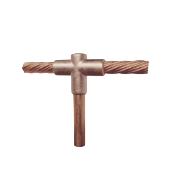 Molde para soldadura exotermica Tipo T, Tope de varilla 5/8 in. a Cable de Paso 3/0 AWG