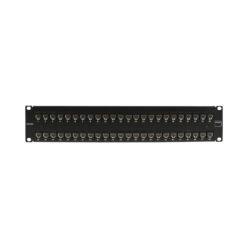 Patch Panel UltraMAX. UTP, Precargado con Jacks Cat5e, 48 Puertos, Plano, 2U