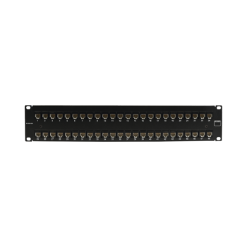 Patch Panel UltraMAX. UTP, Precargado con Jacks Cat6, 48 Puertos, Plano, 2U
