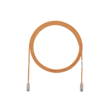 Cable de Parcheo TX6, UTP Cat6, Diámetro Reducido (28AWG), Color Naranja, 10ft