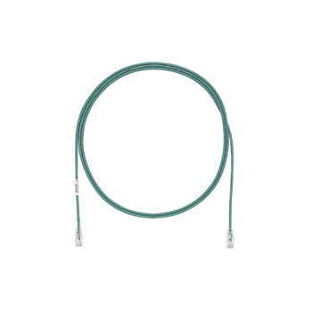 Cable de Parcheo TX6, UTP Cat6, Diámetro Reducido (28AWG), Color Verde, 20ft